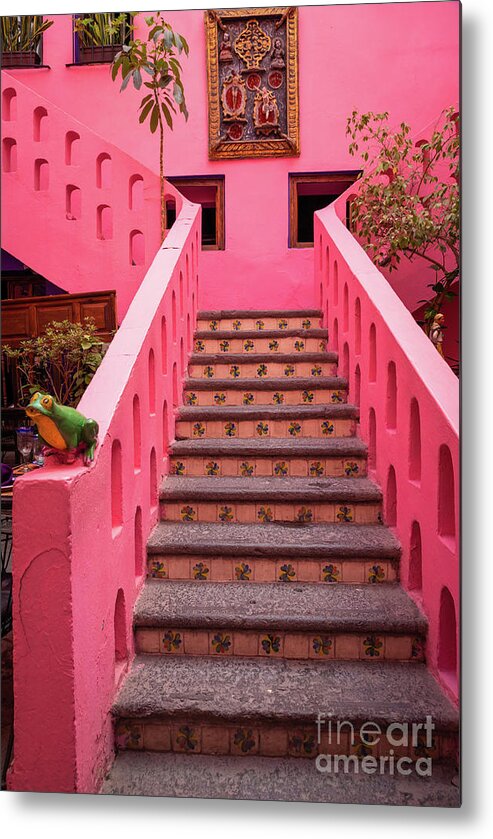 America Metal Print featuring the photograph Mexican Staircase by Inge Johnsson