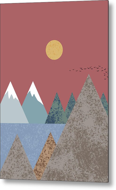 Mountain Metal Print featuring the photograph Mountain Landscape by 1x Studio Ii