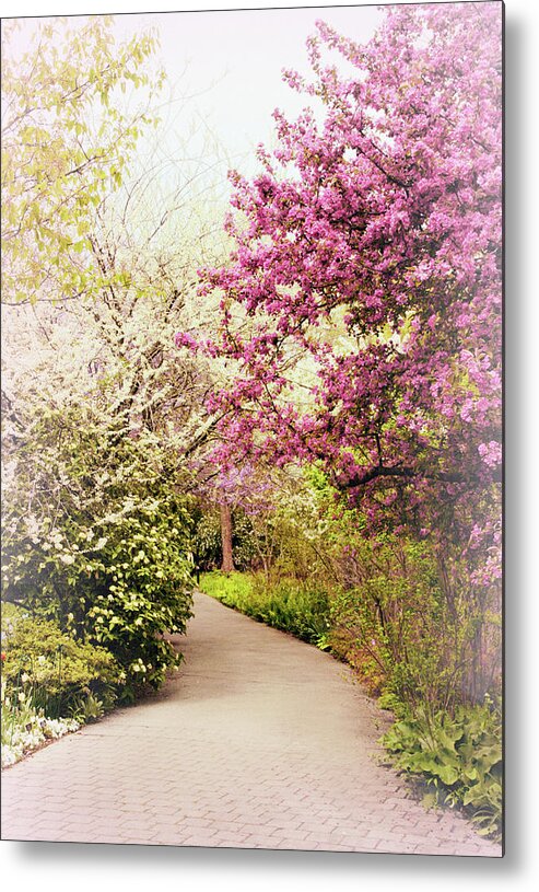 Spring Metal Print featuring the photograph Pastel Spring Garden by Jessica Jenney