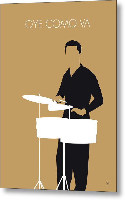 Tito Metal Print featuring the digital art No300 MY Tito Puente Minimal Music poster by Chungkong Art