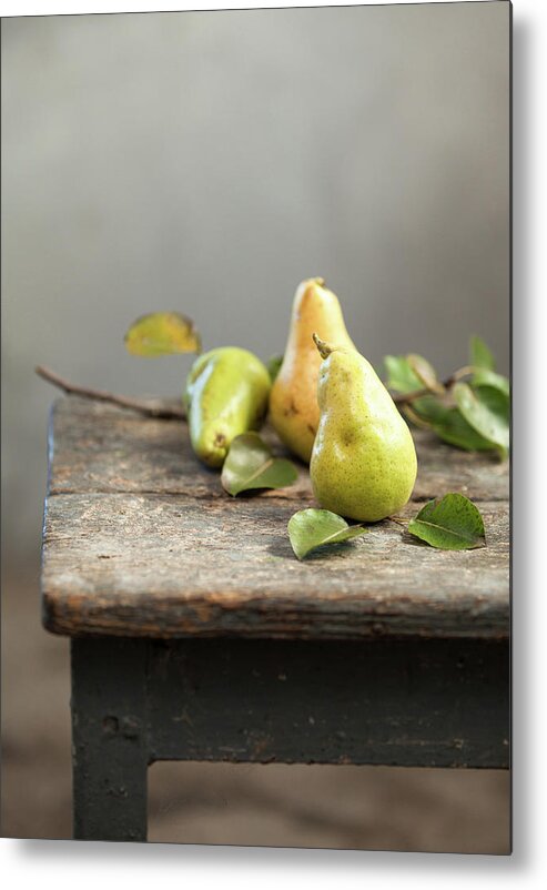 Vitamin Metal Print featuring the photograph Pears by Sanjeri