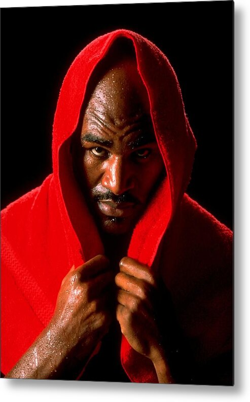 Atlanta Metal Print featuring the photograph Portrait Of Evander Holyfield by Al Bello
