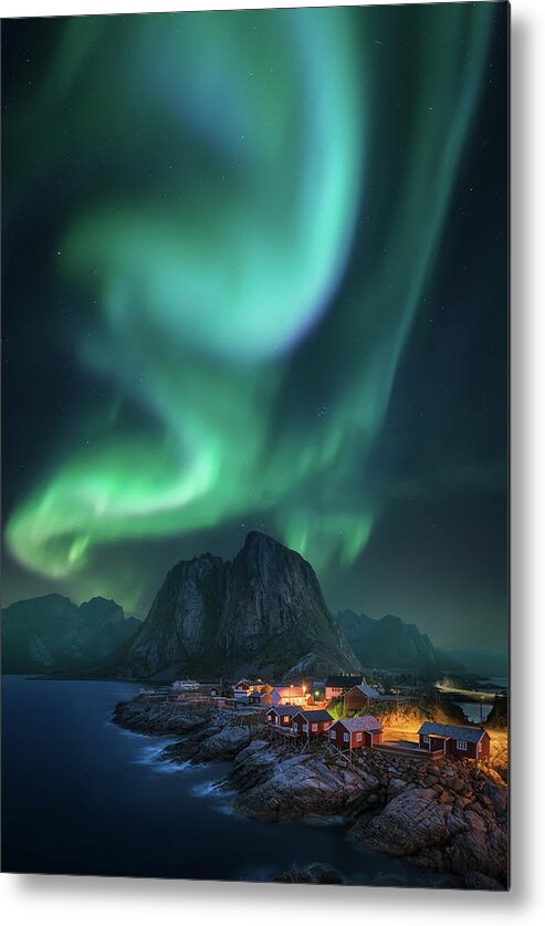 Lofoten Metal Print featuring the photograph Rise Up by Carlos F. Turienzo