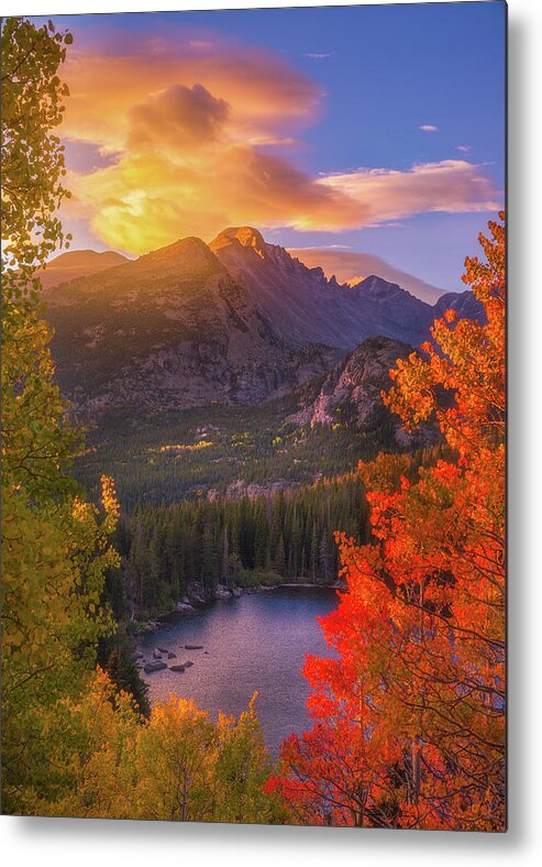 Rocky Mountains Metal Print featuring the photograph Rocky Mountain Sunrise by Darren White