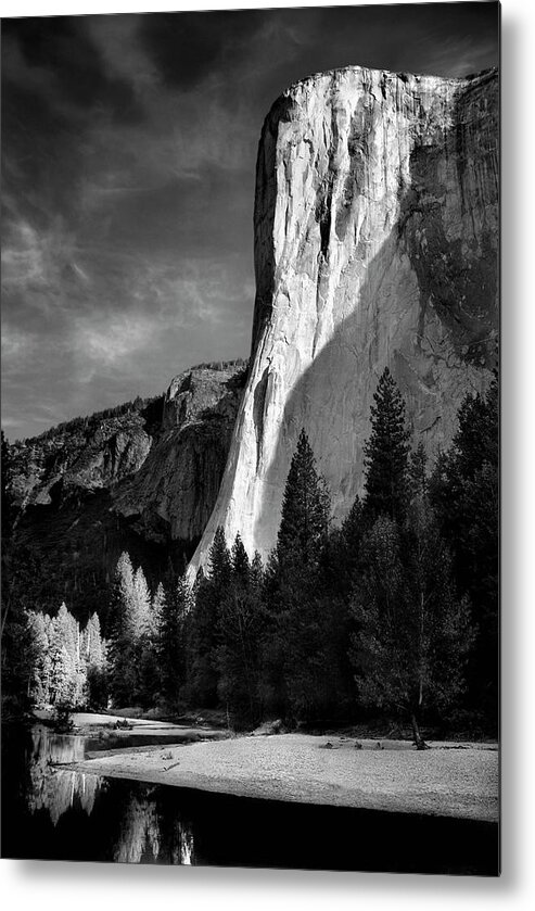 Tranquility Metal Print featuring the photograph Sheer Rock Face, Yosemite, California by Chris Clor