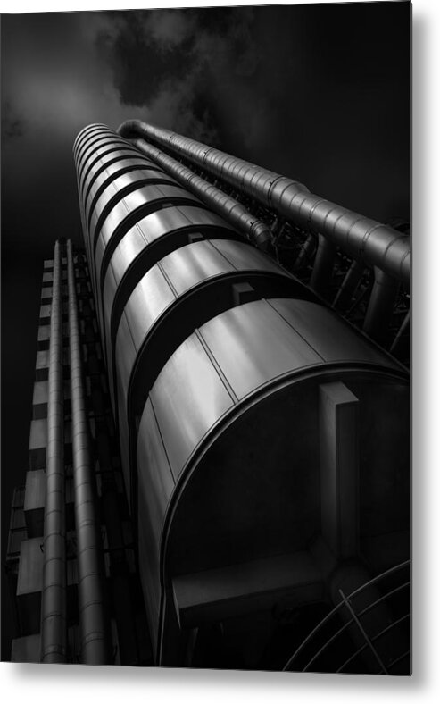 London Metal Print featuring the photograph Steel And Light by Arne Skinlo