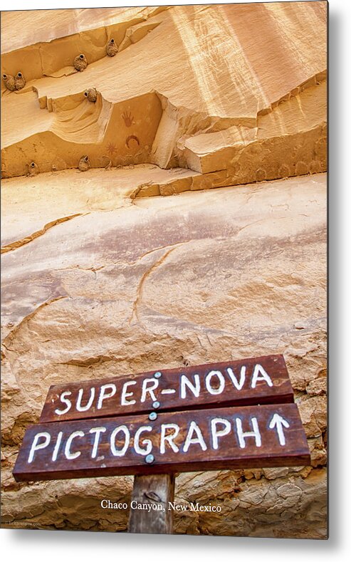 Supernova Metal Print featuring the photograph Supernova Pictograph by Britt Runyon