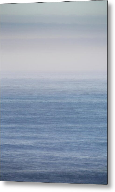 Seascape Metal Print featuring the photograph The Blue Sea by Anita Nicholson