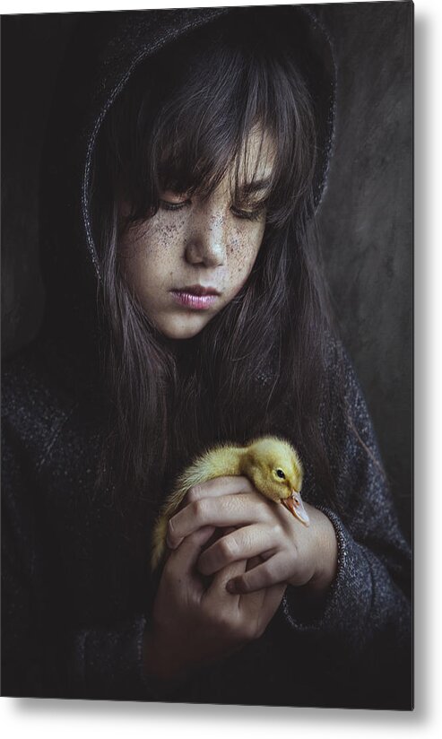 Duck Metal Print featuring the photograph True Friend Stays by Sebastian Kisworo