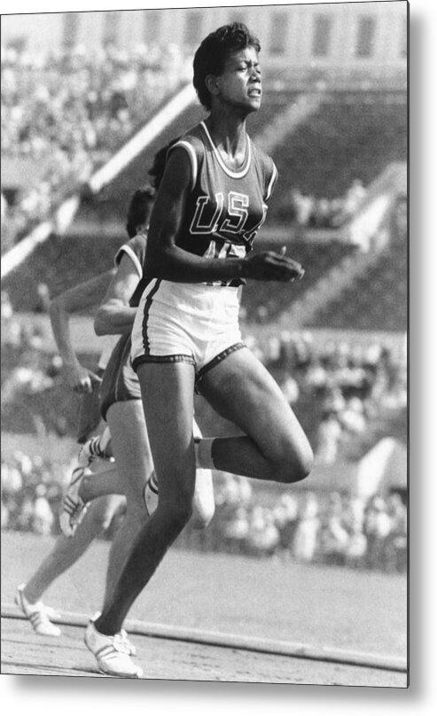 1940 Metal Print featuring the photograph Wilma Rudolph, American Athlete by Science Source