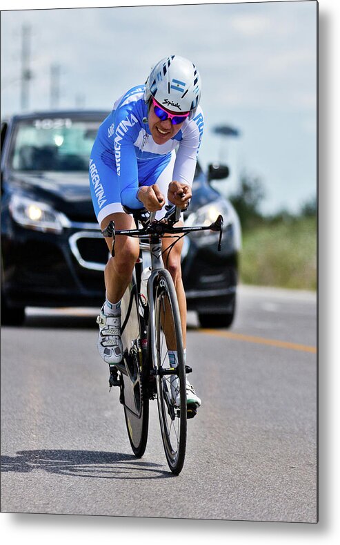 Ontario Metal Print featuring the photograph Womens Individual Time Trial No 1 by Brian Carson