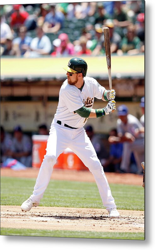 People Metal Print featuring the photograph Ben Zobrist by Ezra Shaw