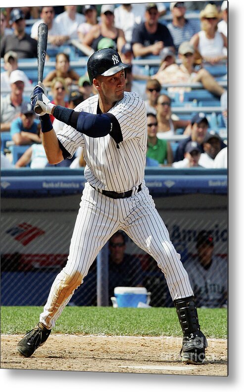 People Metal Print featuring the photograph Derek Jeter #1 by Jim Mcisaac