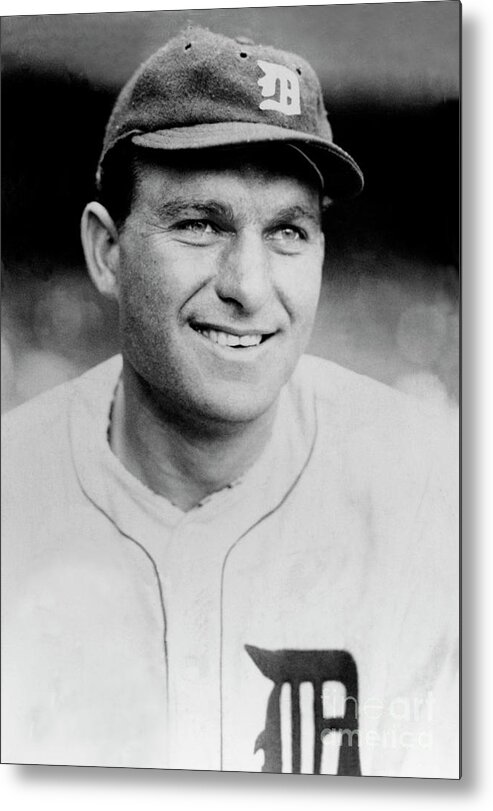 People Metal Print featuring the photograph Heinie Manush by National Baseball Hall Of Fame Library