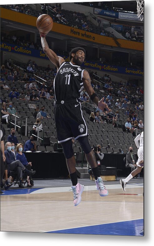 Nba Pro Basketball Metal Print featuring the photograph Kyrie Irving by Glenn James