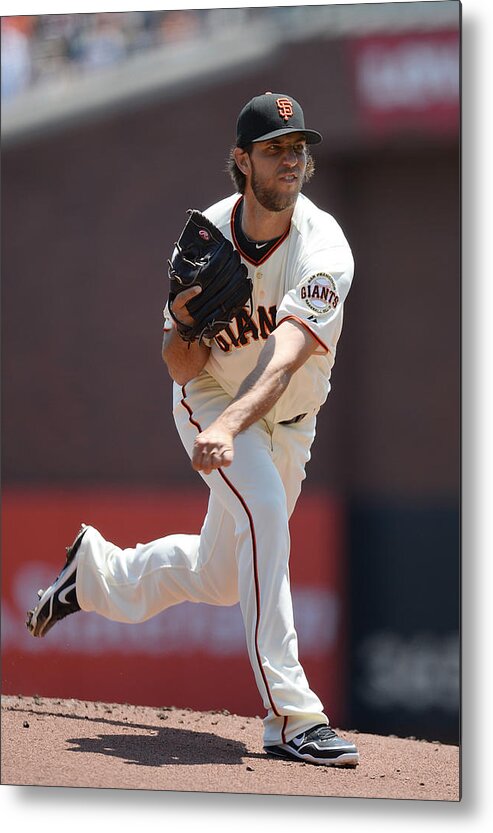 San Francisco Metal Print featuring the photograph Madison Bumgarner by Thearon W. Henderson