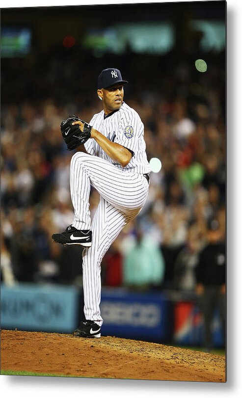 Ninth Inning Metal Print featuring the photograph Mariano Rivera #1 by Al Bello