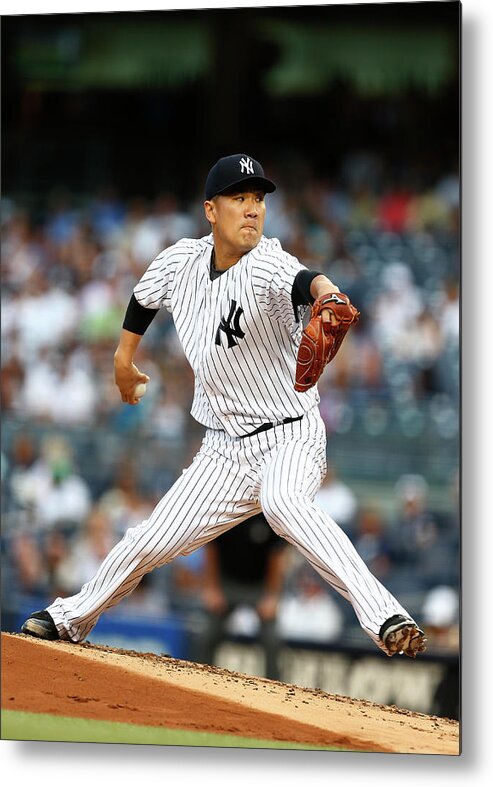 People Metal Print featuring the photograph Masahiro Tanaka by Rich Schultz