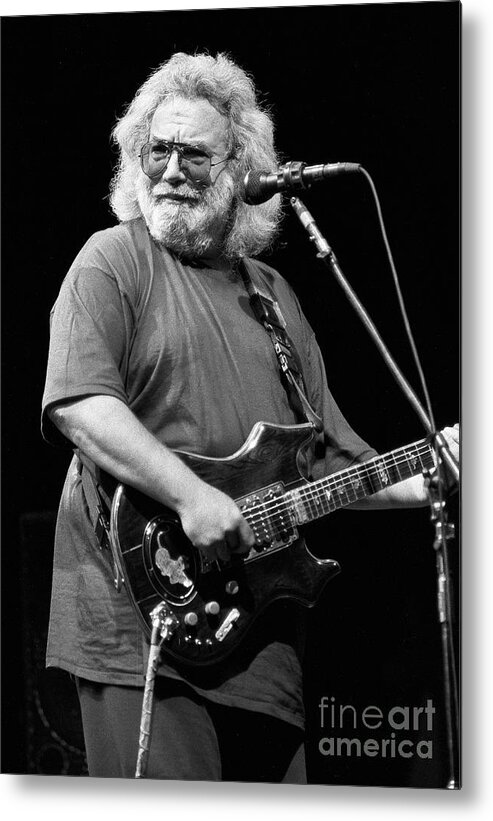 Singer Metal Print featuring the photograph Jerry Garcia #13 by Concert Photos