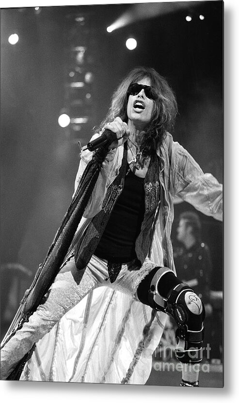 Singing Metal Print featuring the photograph Steven Tyler - Aerosmith #2 by Concert Photos