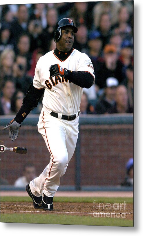 California Metal Print featuring the photograph Barry Bonds #2 by Kirby Lee
