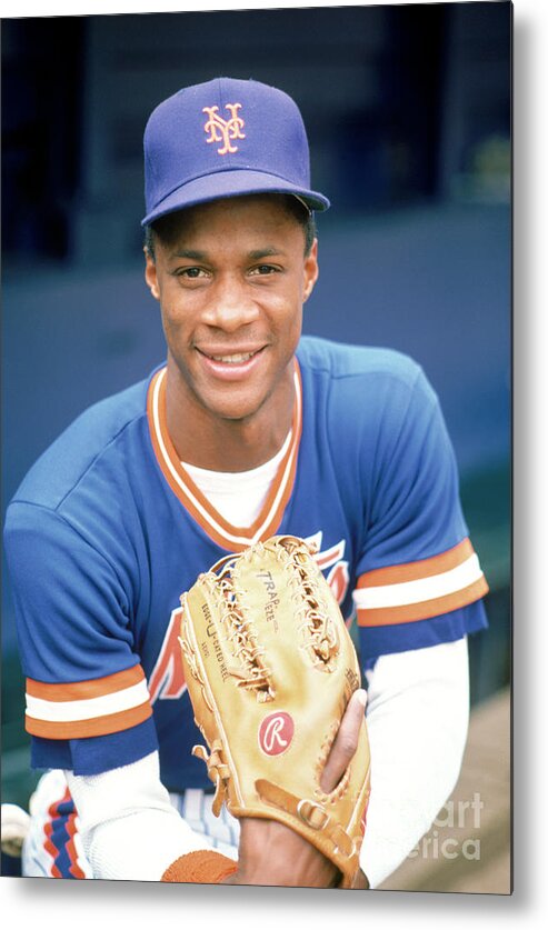 1980-1989 Metal Print featuring the photograph Darryl Strawberry #3 by Rich Pilling