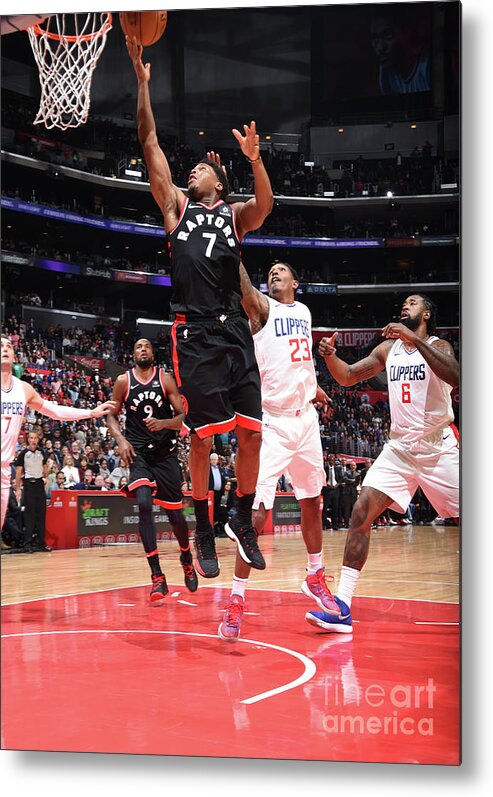 Kyle Lowry Metal Print featuring the photograph Kyle Lowry #3 by Andrew D. Bernstein