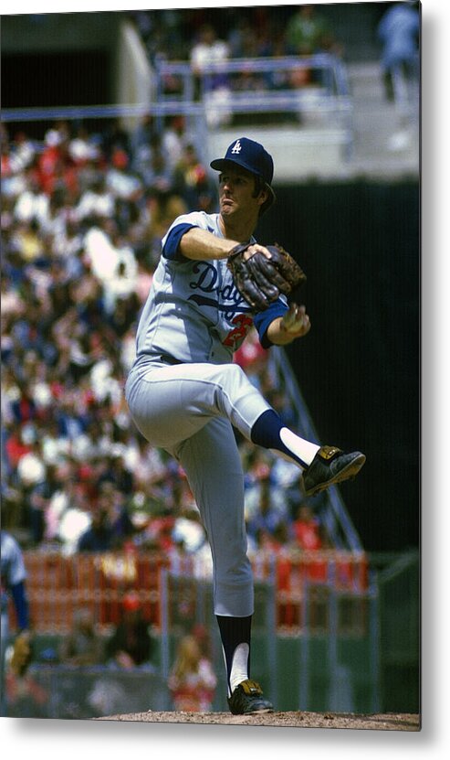 Baseball Pitcher Metal Print featuring the photograph Tommy John #3 by Focus On Sport