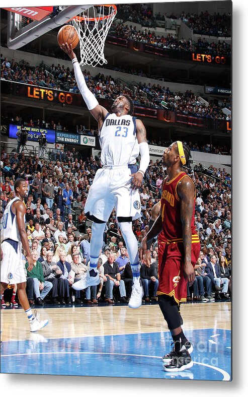 Nba Pro Basketball Metal Print featuring the photograph Wesley Matthews by Danny Bollinger