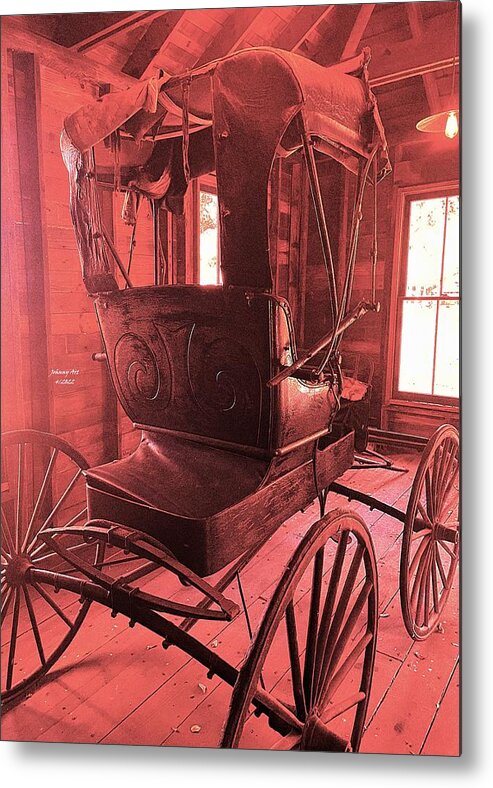 Carriage Metal Print featuring the photograph Yesterday #3 by John Anderson