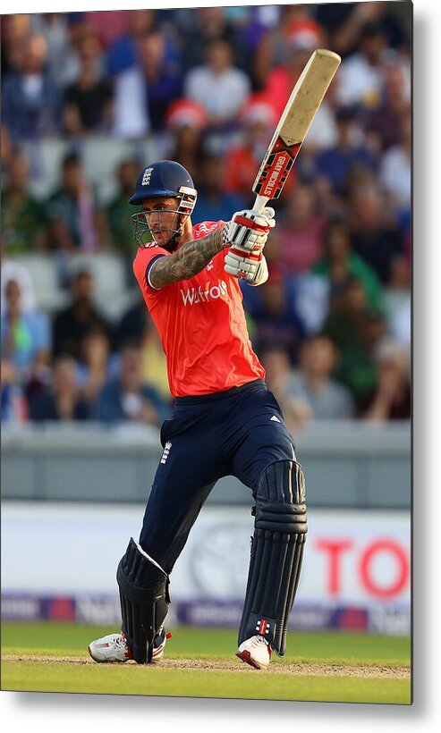 People Metal Print featuring the photograph England v Pakistan - NatWest International T20 #5 by Clive Mason