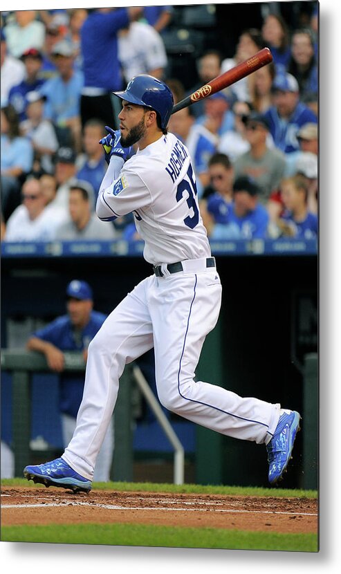 People Metal Print featuring the photograph Eric Hosmer #7 by Ed Zurga