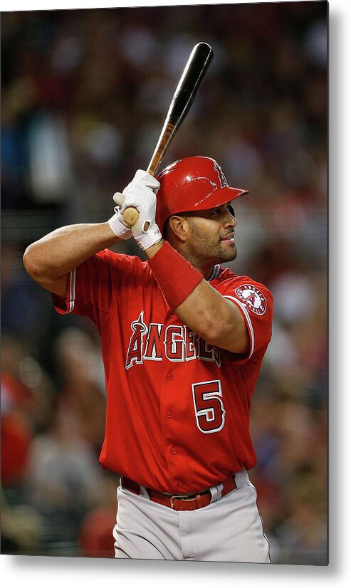 People Metal Print featuring the photograph Albert Pujols by Christian Petersen