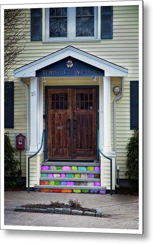 Pride Metal Print featuring the photograph All are Welcome #1 by Matthew Adelman