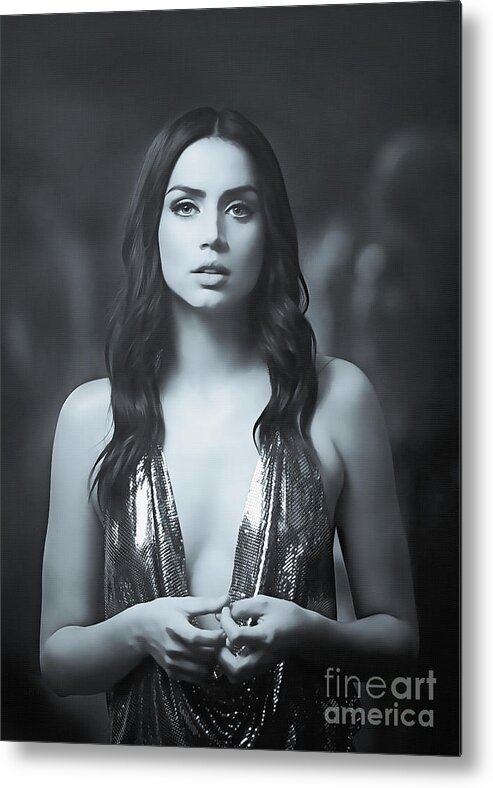 Ana De Armas Poster Movie Star Canvas Art Prints Wall Picture For Living  Girl Room Home Decor Fan Collection Gifts
