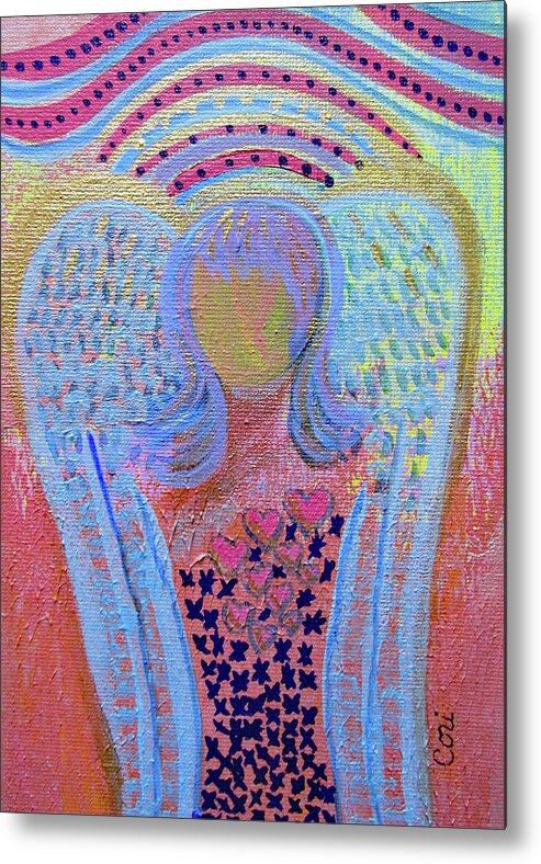 Angel Metal Print featuring the painting Angel 429 by Corinne Carroll