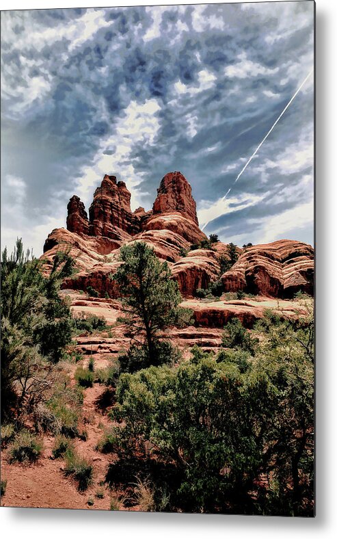 Bell Rock Metal Print featuring the photograph Bell Rock Vortex by Jim Hill