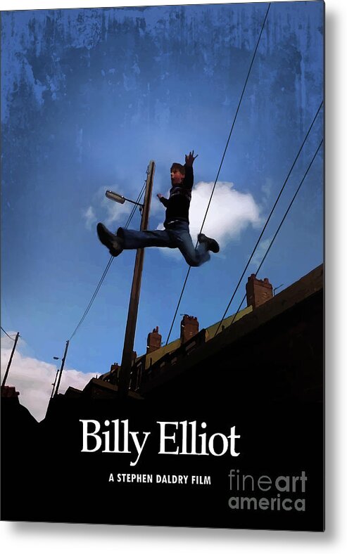 Movie Poster Metal Print featuring the digital art Billy Elliot by Bo Kev
