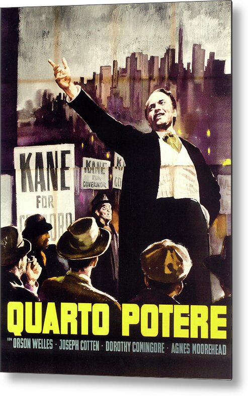 Citizen Kane'' movie poster 1941 Metal Print by Stars on Art - Pixels Merch