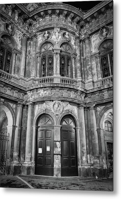 Italy Metal Print featuring the photograph Classic Architecture of Sicily by Monroe Payne