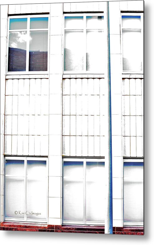 Windows Metal Print featuring the photograph Color Fade Windows by Kae Cheatham