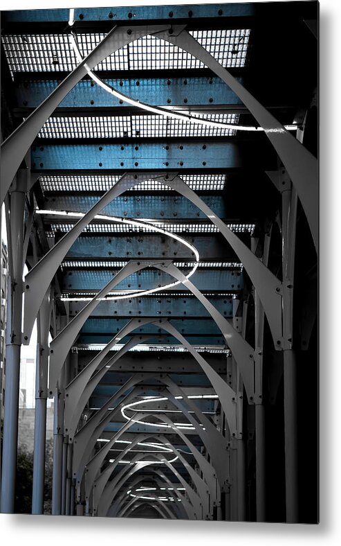 Nyc Metal Print featuring the photograph Covered Walkway East Village NYC by Christine Ley