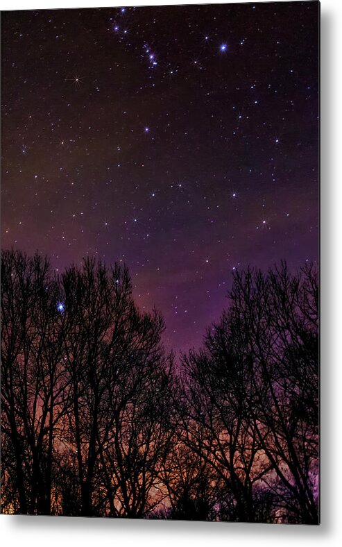 Astrophotography Metal Print featuring the photograph Cuivre River Night Sky by Bill and Linda Tiepelman