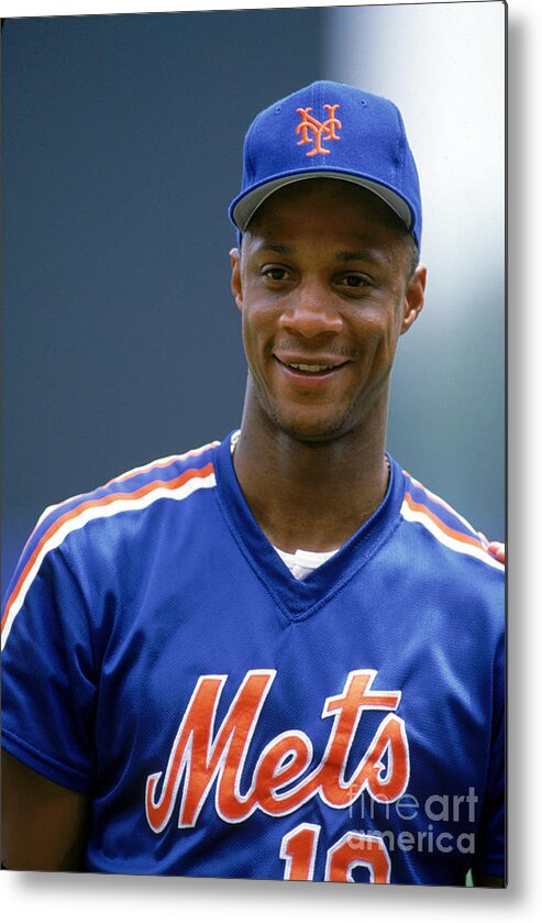 1980-1989 Metal Print featuring the photograph Darryl Strawberry by Ron Vesely