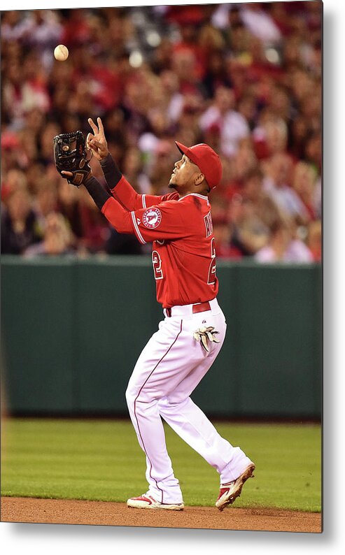 People Metal Print featuring the photograph Erick Aybar by Harry How