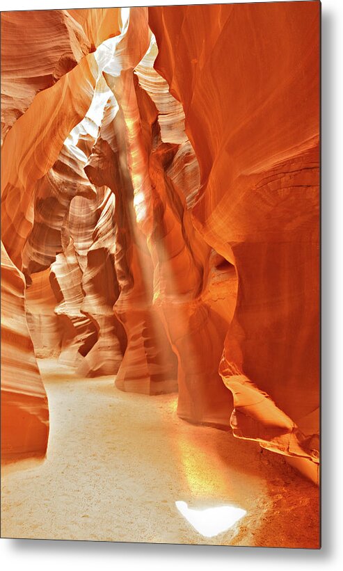 Antelope Canyon Metal Print featuring the photograph February 2018 The Great Hall by Alain Zarinelli