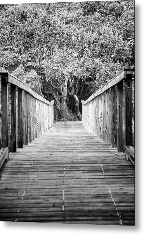 Elliot Coues Metal Print featuring the photograph Foot Bridge on the Elliot Coues Nature Trail by Bob Decker