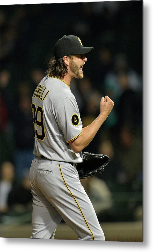 Fist Metal Print featuring the photograph Jason Grilli by Brian Kersey