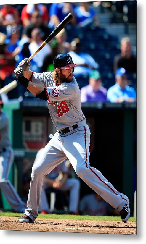 American League Baseball Metal Print featuring the photograph Jayson Werth by Jamie Squire