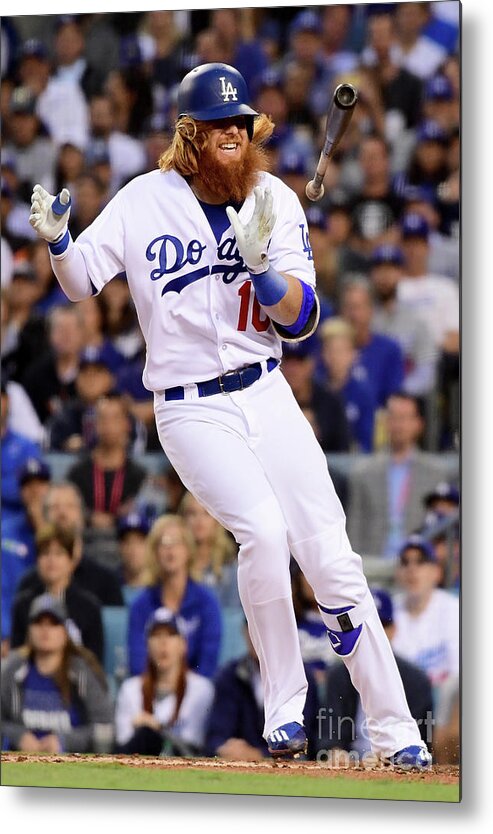 People Metal Print featuring the photograph Justin Turner by Harry How